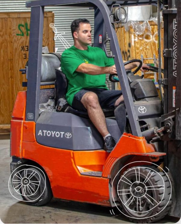 forklift Eden orange